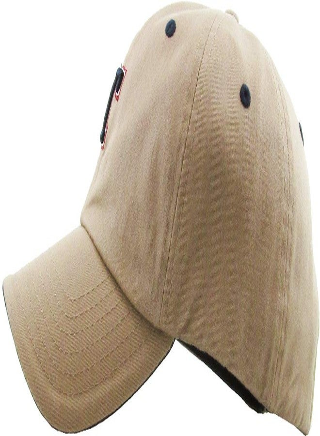 KBETHOS Alphabet AZ Letter Khaki Baseball Cap Dad Hat Polo Cap Adjustable Unisex Cotton One Size - Image 3